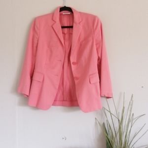 Pink salmon blazer akris punto Summer Career